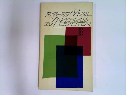 Nachlaß lebzeiten musil - zu,